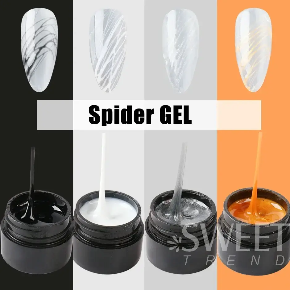 2pcs Spider Gel Nail Polish - Gel for Line Art, Web Designs - Image 3