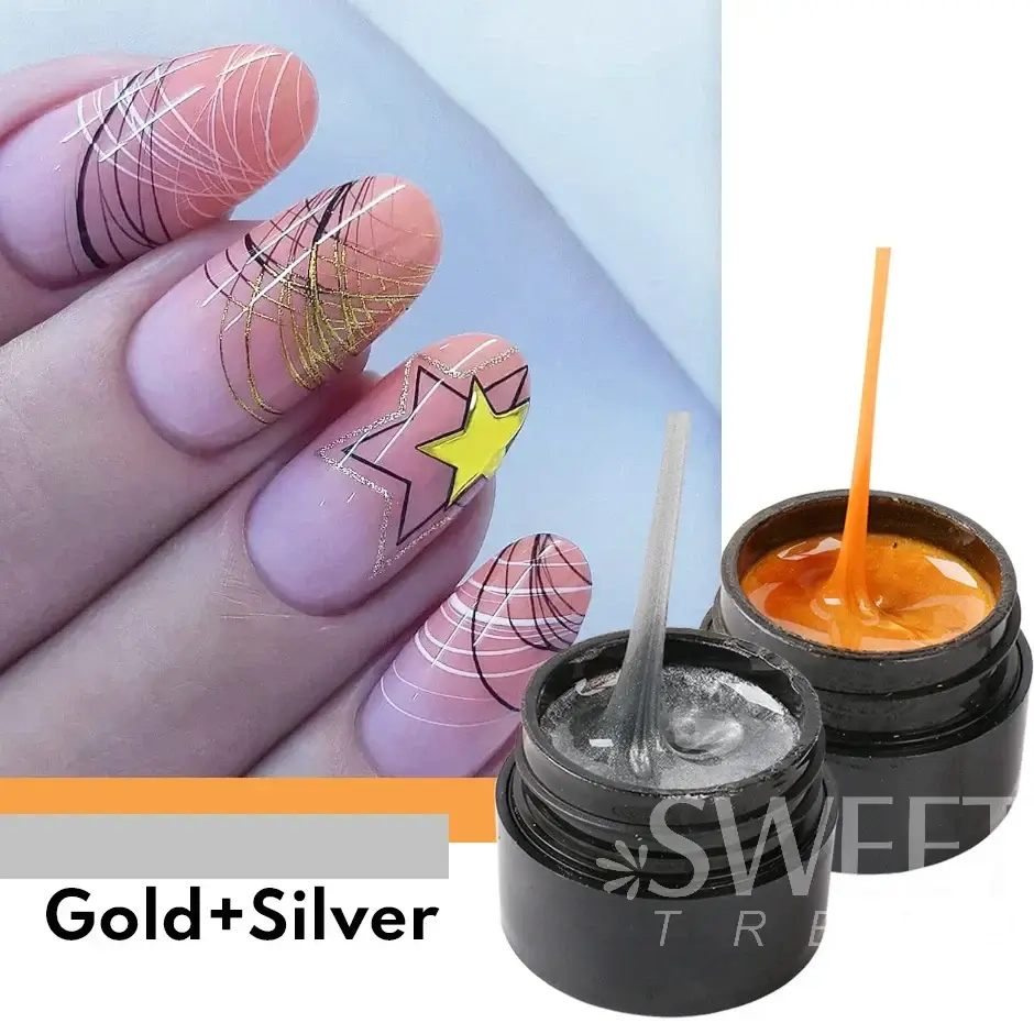 2pcs Spider Gel Nail Polish - Gel for Line Art, Web Designs - Image 4