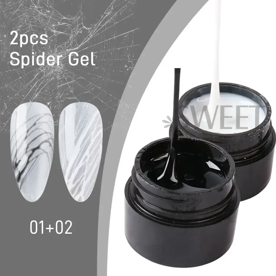 2pcs Spider Gel Nail Polish - Gel for Line Art, Web Designs - Image 7