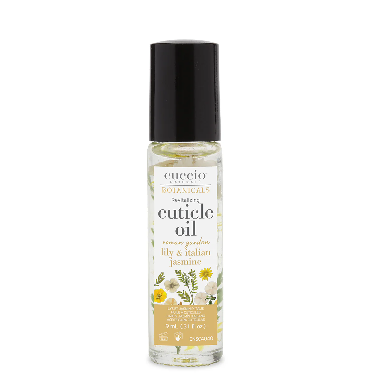 Cuccio Botanicals Roll-On Cuticle Oil-(Italian Garden Collection) - Image 5