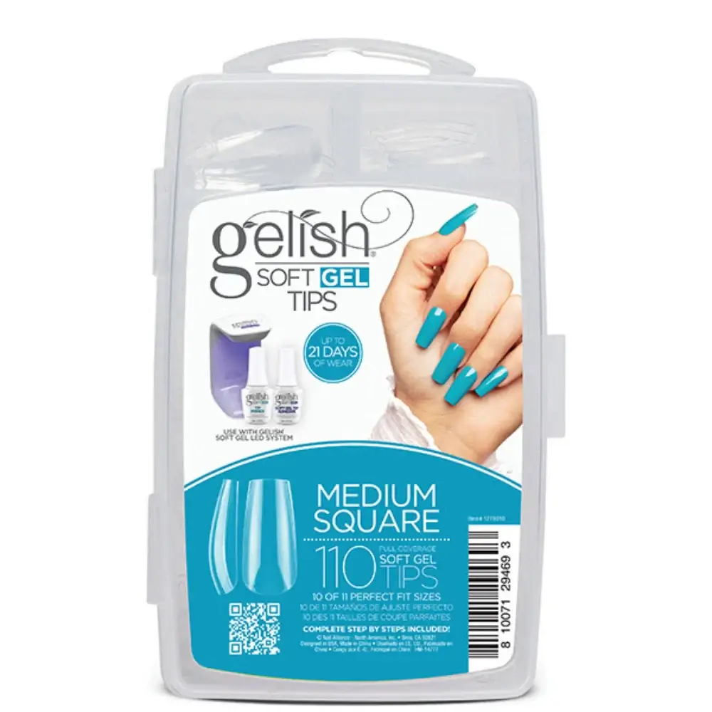 Gelish Soft Gel Nail Tips, 110 Pieces 💅🌟 Choose from 5 Shapes & Sizes - Image 4