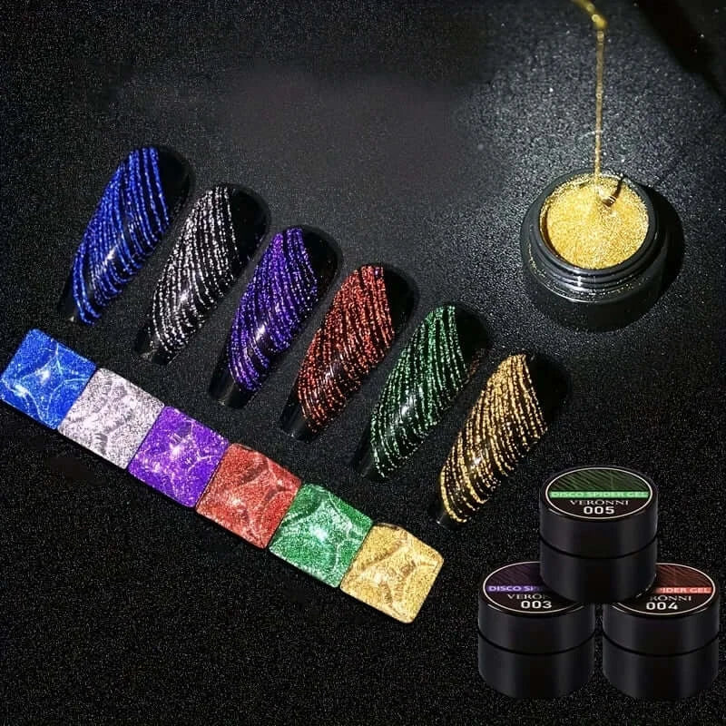 Spider Gel Nail Art – Elastic String Gel for Fine Line Designs - Image 4