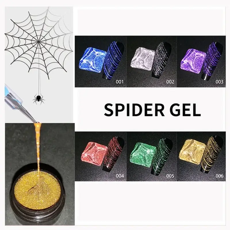 Spider Gel Nail Art – Elastic String Gel for Fine Line Designs - Image 5